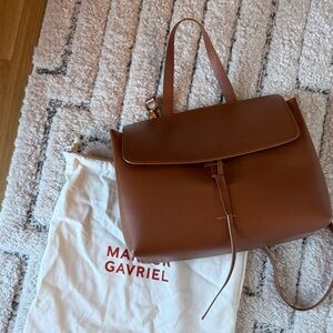 Mansur Gavriel Tan Leather Satchel